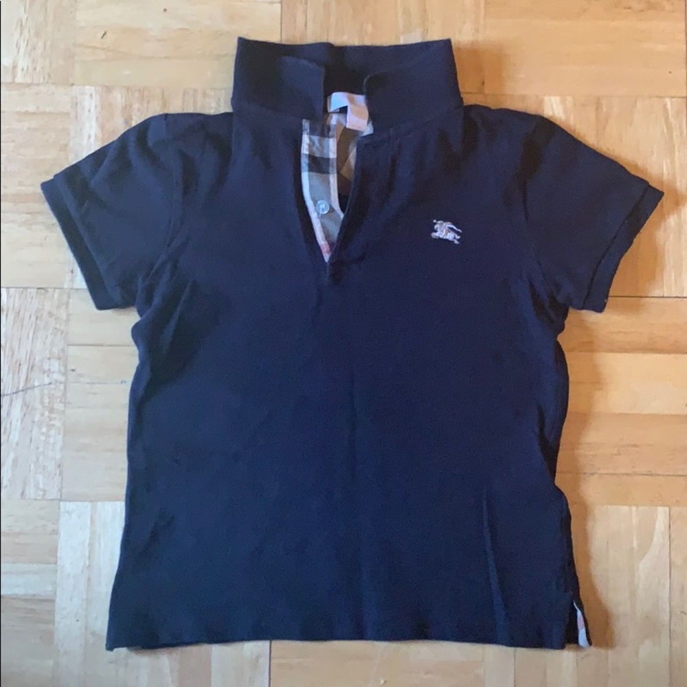 Burberry Navy Kids Polo 👕 5 Y